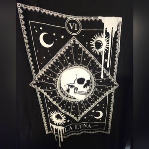 Torrid La Luna skull long sleeved shirt